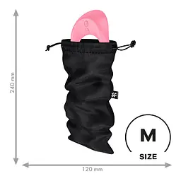 Мішечок для зберігання іграшок Satisfyer Treasure Bag M Black Satisfyer IG059495; SX0546 98419 - мініатюра 1