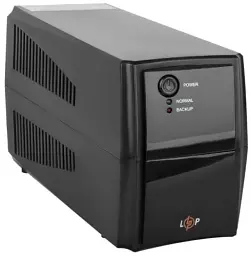 Джерело безперебійного живлення LogicPower LPM-625VA-P Black, 625 ВА, 475 Вт
