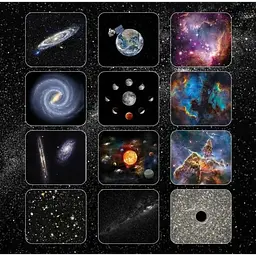 Проєктор зоряного неба + 12 картриджів, від USB, Galaxy Projector, Білий/планетарій для спальні/Нічник зоряне небо - мініатюра 2
