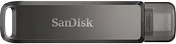 USB флеш-накопичувач SanDisk iXpand Luxe 64GB Lightning + USB-C Black (SDIX70N-064G-GN6NN) [59664] - мініатюра 2