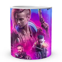 Кухоль GeekLand Cyberpunk 2077 Кіберпанк 2077 герої CY 02.587 330 мл білий - мініатюра 3