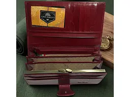 Жіночий гаманець Натуральна шкіра Accademia 1526 rosso Червоний 18,5x10x3. см TONY PEROTTI acs0032554 - мініатюра 4