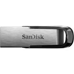 USB Flash накопичувач SanDisk 64GB Ultra Flair USB 3.0 Silver Black (SDCZ73-064G-G46) - мініатюра 2