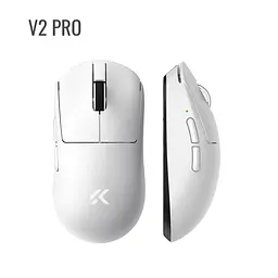 Ігрова бездротова мишка Mchose A7 V2 Pro / Два режима підключення / Сенсор PAW3395 / 26 000 DPI / White - мініатюра 2