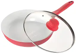 Сковорода Barton Steel BS-7024 24 см red - мініатюра 2