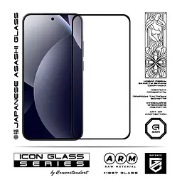 Захисне скло для Xiaomi Redmi Note 15 Pro 5G, Icon, 2.5D загартоване скло, повне проклеювання, глянсове, удароміцне, з олеофобним покриттям, сумісне з чохлами, міцність 9H, проста установка, ArmorStandart (ARM90803) - мініатюра 2