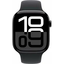Розумний годинник Apple Watch Series 11 GPS 46mm Jet Black Alu. Case w. Black S. Band - M/L (MEUX4) - мініатюра 2