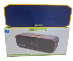Бездротова акумуляторна колонка Bluetooth акустика Hopestar P8 синя - мініатюра 4