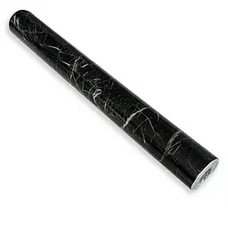 Самоклеюча плівка Sticker Wall 0.45х10м х 0.07мм Чорний мармур з павутинкою SW-00001276 - мініатюра 4