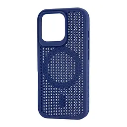 Чохол Silicone Cooling Сase with MagSafe iPhone 16 Pro Dark Blue