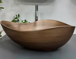 Умивальник VBI Trimonti накладний 51x40 см brown VBI-016106 - мініатюра 3
