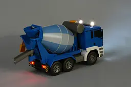 Машинка на радіокеруванні Same Toy бетонозмішувач синій (E518-003) - мініатюра 7