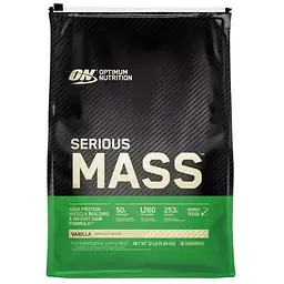 Гейнер Serious Mass, 5.45 кг EU Ваніль Optimum Nutrition fit0023888