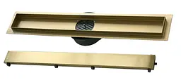 Душовий канал VBI Fort 2в1 50 brushed gold VBI-060105BG - мініатюра 2