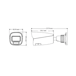IP-видеокамера 6Mp TVT TD-9462E4-PA(D/AZ/PE/AW3) White f=2.7-13.5mm, ИК+LED-подсветка, с микрофоном (77-00401) - миниатюра 2