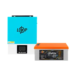 Комплект резервного живлення LP(LogicPower) ДБЖ + літієва (LiFePO4) батарея (UPS W3000 + АКБ LiFePO4 5888W)