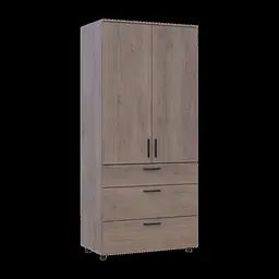 Шафа для одягу Doros Торн Кремона Канноло 2 ДСП/3Ш (штанга) 90х51.6х200 (44900429) - мініатюра 10