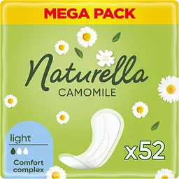 Ежедневные прокладки Naturella Camomile Light 52 шт.