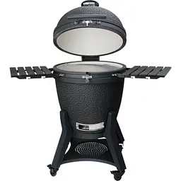 Керамічний вугільний гриль Grilli Kamado XL 5 в 1 із системою BBQ Block Fire (759777) - мініатюра 4