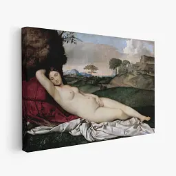 Інтер'єрна картина Спляча Венера, Джорджоне, Giorgione, Sleeping Venus, інтер'єрний декор, 40×60 см (id6976) - мініатюра 2