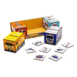 Дитячий Сортер Монтессорі Машинки Puz-87873 - мініатюра 2