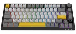 Клавіатура Ajazz AK820 PRO 75% Exploded Gift Switch Black RGB (AK820PRO-G-BGY) - мініатюра 2