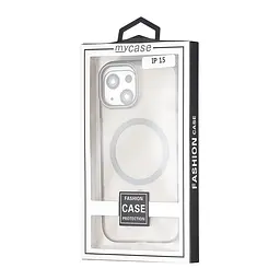 Чохол Groove Matt Case with MagSafe iPhone 15 Gray - мініатюра 2