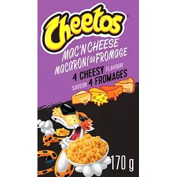 Макарони із сиром Cheetos Mac'n Cheese Four Cheesy 168г - мініатюра 2