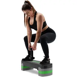 Степ платформа Hop-Sport HS-PP020AS чорно-зелена - мініатюра 7