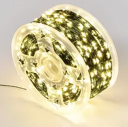 Гірлянда XPRO Роса нитка 500 LED, довжина 50 м з пультом, зелений, теплий (47724-717_377)