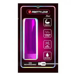Вібратор для клітора Pretty Love Kiwi 8 см фіолетовий - мініатюра 9