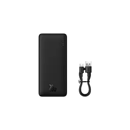 Батарея універсальна Baseus Airpow 30000mAh 20W PD/3.0, QC/3.0, black (PPQD090101) - мініатюра 10