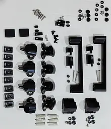 Душова кабіна без піддону Mixxus Premium Diverse SC02-90x90x195-TR Black прозоре скло 5 мм MI6862, Чорний матовий, Універсальна, прозорий - мініатюра 3
