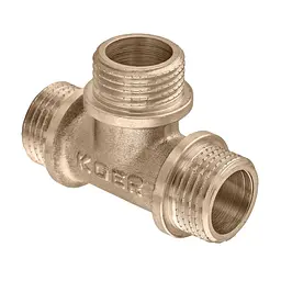 Трійник Koer Kf.T06M.Wn - 1/2'' MMM без нікелю MX1528