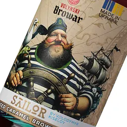 Пиво напівтемне нефільтроване Волинський Бровар Sailor 0.35 л - мініатюра 4