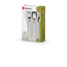 Набір столових приборів Bergner Munich 24 предмети (BG-5130-SL) - мініатюра 2