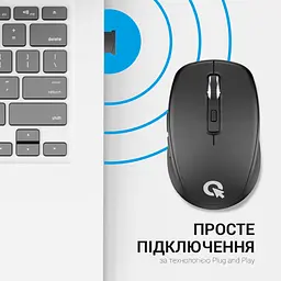 Миша бездротова OfficePro M267B Чорний - мініатюра 9