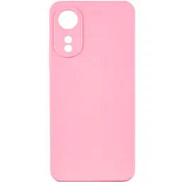 Чохол TPU GETMAN Liquid Silk Full Camera для Oppo A78 4G Рожевий / Pink