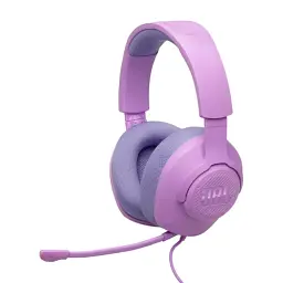Навушники JBL Quantum 100M2, Purple, 3.5 мм, мікрофон, динаміки 40 мм, технологія "QuantumSOUND Signature", 1.2 м (JBLQTUM100M2PUR)