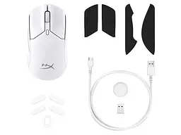 Миша HyperX Pulsefire Haste 2 Mini Wireless white (7D389AA) - мініатюра 8