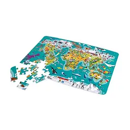 Пазл Hape гра Карта світу 105 елементів (E1626) - мініатюра 2