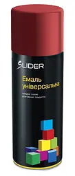 Фарба аерозольна емаль SLIDER RAL 3011 Коричнево-червоний 400мл - мініатюра 1