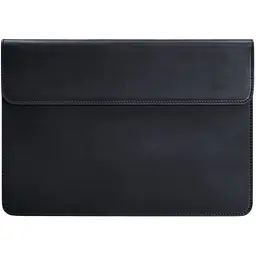 Шкіряний чохол-конверт BlankNote на магнітах для MacBook 14 Синій Crazy Horse