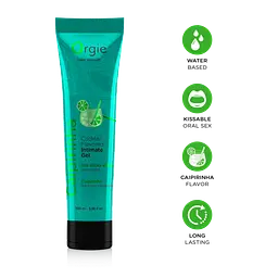 Лубрикант Orgie LUBE TUBE COCKTAIL - CAIPIRINHA 100ML Orgie 17144; 69-17144 98128 - мініатюра 2