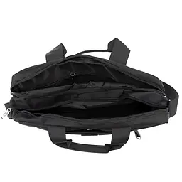 Сумка-портфель чоловіча текстильна для ноутбука 13'' та документів Tiding Bag M56-3812A чорна - мініатюра 2