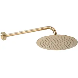 Душова система Rea Lungo brushed gold з термостатом + BOX прихованого монтажу REA-P8551, Золотий - мініатюра 3