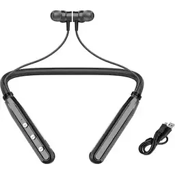 Навушники Biva BT-02 Neck Bluetooth Earphones Black - мініатюра 2