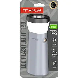 Портативний світлодіодний ліхтарик TitanumTLF-T20 70Lm Gray (TLF-T20)