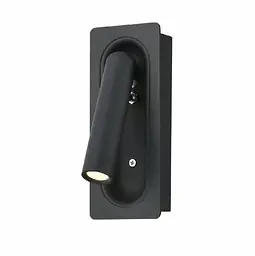 Підсвітка настінна Brille накладна мінімалізм LED AL-546/3W WW BK