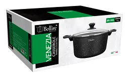 Каструля антипригарна з кришкою VENEZIA BOLLIRE 28 см 7.1 л - мініатюра 2